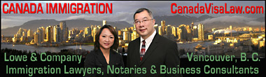 Lowe & Co. Immigration lawyers from Vancouver, and Notary Vivien Lee, originally fr. Singapore who is also a Certified Canada Immigration Consultant with Rita Cheng, fr. Hong Kong, China) and Immigration support staff from Japan et al, in team