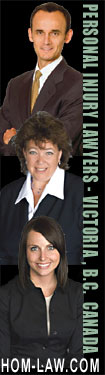 Experienced Personal Injury Lawyers:  Lorenzo Oss-Cech, Barrie Marlatt & Misty Hilliard in downtown Victoria -Lawyers fluent in English, Italian and French for ICBC CLAIMS, Medical Malpractice/Negligence and WCB claims serve Nanaimo from Victoria offices of Hutchison Oss-Cech Marlatt
