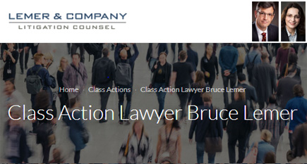Bruce Lemer, Vancouver class actions lawyer 