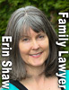 Family lawyer, Erin Shaw, family lawyer, barrister & solicitor in downtown Victoria office
